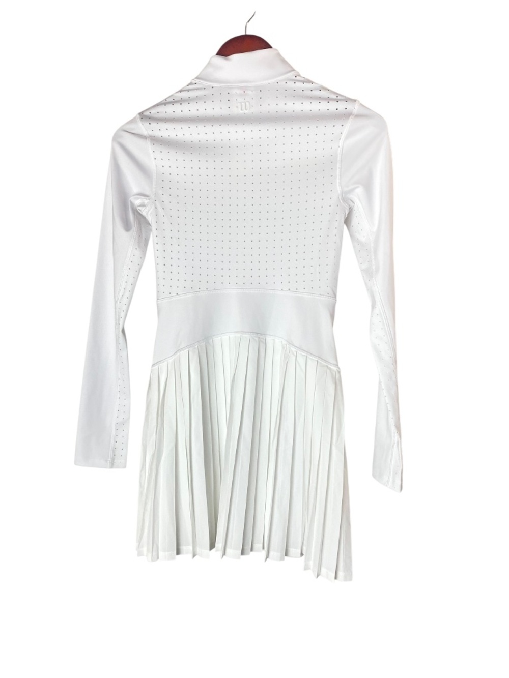 Wilson All Court Long Sleeve Tennis Dress in White Size XS - Picture 2 of 11